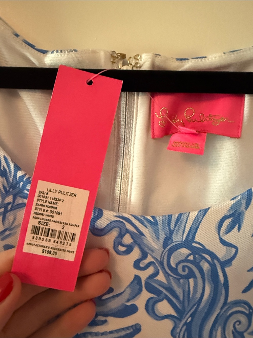 Lilly Pulitzer Sammi romper - Picture 2 of 4